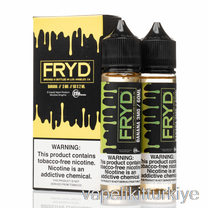 Vape Türkiye Banana - Kızarmış E-likit - 120ml 3mg
